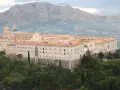 Abbazia di Montecassino, punto di partenza del cammino di San Benedetto. Le sue tappe e i suoi km sono un'esperienza spirituale.