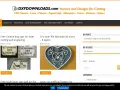 Darmowe projekty dxf: znak "Uwaga zły pies" do cięcia laserem i mandala serce 3D.