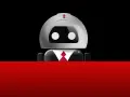 Robot con traje y corbata, listo para la escritura de constitución.