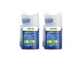 Two bottles of Kärcher Vehicle Wash & Wax for pressure washers. This car wash soap is designed for pressure washers, ensuring a clean and shiny finish.