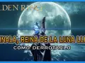 Renala, Reina de la Luna Llena en Elden Ring, con un orbe azul brillante.