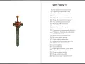 Ornamentalny miecz, symbol dawnych wierzeń i mitologizacja słowiańskich bogów.