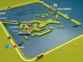 Mapa Wenecji i okolic: lotnisko Marco Polo, stacja kolejowa, terminal promowy, Punta Sabbioni, Lido, Chioggia. Dojazd z Treviso.