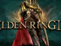 Un guerrero con armadura dorada y capa roja levanta un arma imponente. El título "ELDEN RING II" se cierne sobre la escena, sugiriendo una nueva aventura épica.