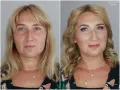 Przed i po: metamorfoza kobiety z naturalnym makijażem i fryzurą. Zastanawiasz się, co najpierw: fryzura czy makijaż?