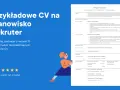 Przykładowe CV na stanowisko Rekruter. Podsumowanie zawodowe Emila Jackowskiego, doświadczonego rekrutera.