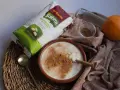 Arroz con leche cremoso, listo para disfrutar. Ingredientes: arroz Sabroz, naranja y canela. Perfecto para Thermomix.