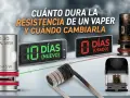 Resistencia de vape: nueva dura 10 días, usada 0. ¿Cuánto cuesta una resistencia de vape?