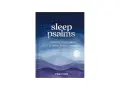 Book cover for "Sleep Psalms: Nightly Moments of Mindfulness and Rest." Features a starry night sky over rolling hills and a full moon.