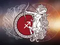 Strzelec, centaur z łukiem, symbol zodiaku. Po skorpionie w zodiaku, symbolizuje celność i dążenie do celu.