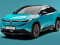 Niebieski Nissan Leaf z nowoczesnymi światłami LED. Poznaj jego imponujące nissan leaf wymiary i styl.