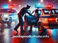 Policjant zatrzymuje kierowcę. Od kiedy jazda pod wpływem alkoholu jest przestępstwem, takie widoki to codzienność.