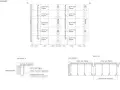 Schemat rozmieszczenia podpór montażowych dla płyt filigranowych. Rozstaw słupków w systemie podparcia stropu co 30-160 cm.