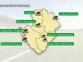 Carte des hippodromes en Poitou-Charentes : Thouars, Niort, La Roche-Posay, Châtelaillon, Luxé, Royan, Angoulême. Combien d'hippodrome en France ?