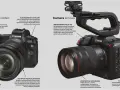 Aparat Canon EOS R z obiektywem RF 24-105mm. To profesjonalna klisza do filmowania, z wbudowanym filtrem ND i systemem chłodzenia.