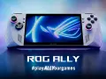 Consola portátil ROG Ally, la consola portátil más potente, con pantalla brillante y controles ergonómicos.