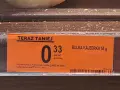 Bułka kajzerka 55g w promocji za 0,33 zł. Idealna na śniadanie, ma około 150 kcal.