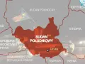 Mapa Afryki: Sudan Południowy, otoczony przez Sudan Północny, Czad, Republikę Środkowej Afryki, Demokratyczną Republikę Kongo, Ugandę, Kenię, Etiopię i Erytreę.