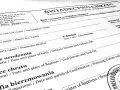 Świadectwo chrztu, dokumenty do chrztu bez ślubu. Wpisane dane rodziców, daty i miejsca urodzenia oraz chrztu.