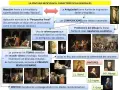 Diagrama sobre las características del Neoclasicismo: inspiración en la Antigüedad, composiciones claras, predominio del dibujo y temas históricos.