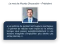 Portrait de Nicolas Decaudain, Président. Citation sur la réduction d'impôt sur le revenu exceptionnel.