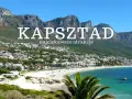 Kapsztad, gdzie jest RPA, z górami i plażą pełną ludzi.