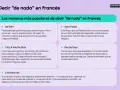 Aprende a decir "de nada" en francés con "De Rien", "Avec Plaisir", "Il n'y a pas de quoi", "Pas de quoi" y "C'est Normal".
