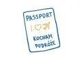 Pasport z napisem "I ❤️ PODRÓŻE". Czas wyrabiania paszportu zależy od wielu czynników, ale warto zacząć planowanie z wyprzedzeniem.