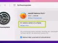 macOS Ventura Softwareupdate zeigt an, dass ein weiteres Update verfügbar ist.