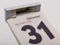 Kalenderblatt zeigt den Reformationstag am 31. Oktober. Ein Feiertag, der an die Anfänge der Reformation erinnert.