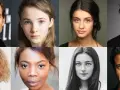 Portrety aktorów z serialu Wiedźmin: Henry Cavill, Freya Allan, Anya Chalotra, Joey Batey, Mimi Ndiweni, Eamon Farren, MyAnna Buring, Mahesh Jadu.