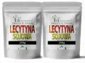 Dwie saszetki z lecytyną sojową Forest Vitamin, każda po 250g. Naturalny suplement diety.