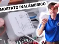 Guía para como conectar termostato wifi a caldera. Un técnico muestra el dispositivo y sus conexiones.