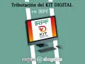 La tributación del KIT DIGITAL en IRPF explicada en un ordenador.