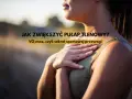 Kobieta z dłonią na piersi, tekst: JAK ZWIĘKSZYĆ PUŁAP TLENOWY? VO2max, czyli sekret sportowej przewagi.