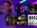 Kobieta w słuchawkach cieszy się najlepszymi audiobookami: "Gen zła", "Czarnenieb", "Smoczyca", "Bez śladu" i "Behawiorysta".