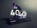 A "40 Under 40" award for Gabriel De Jesus, showcasing how strong is acrylic. The award features a sleek, modern design with vibrant purple and pink accents.