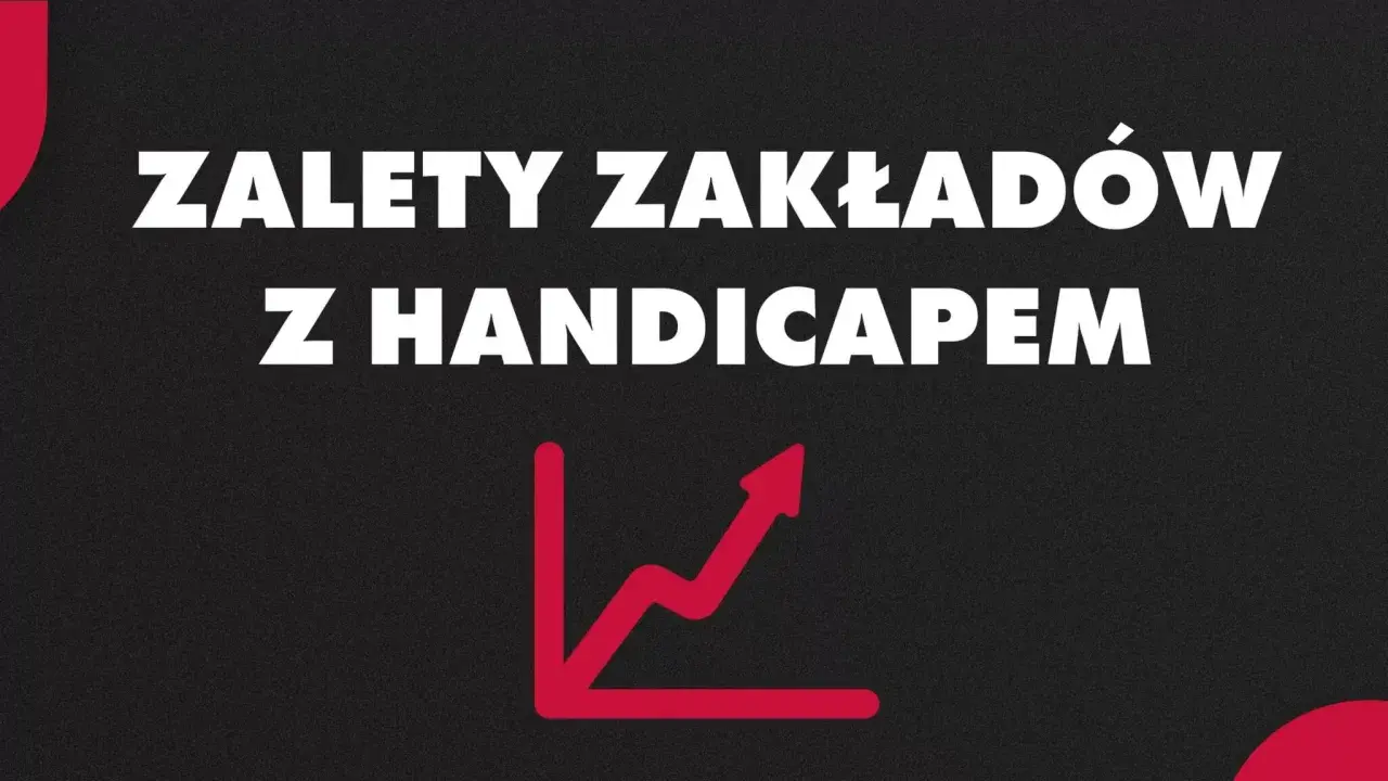 Zalety zakładów z handicapem inaczej: wzrost, zysk i strategia. Czerwona linia wykresu pnie się w górę.