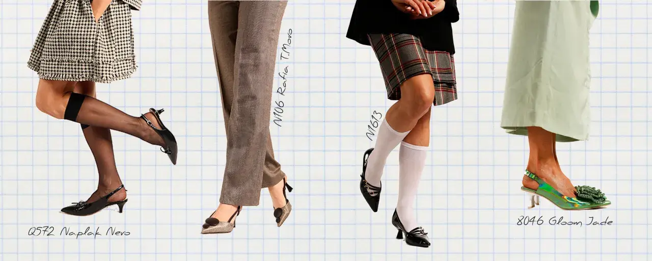 Kobiety prezentują różne style obuwia, od eleganckich czółenek po sandałki. Pokazują, jak chodzić w szpilkach, by czuć się pewnie i stylowo.