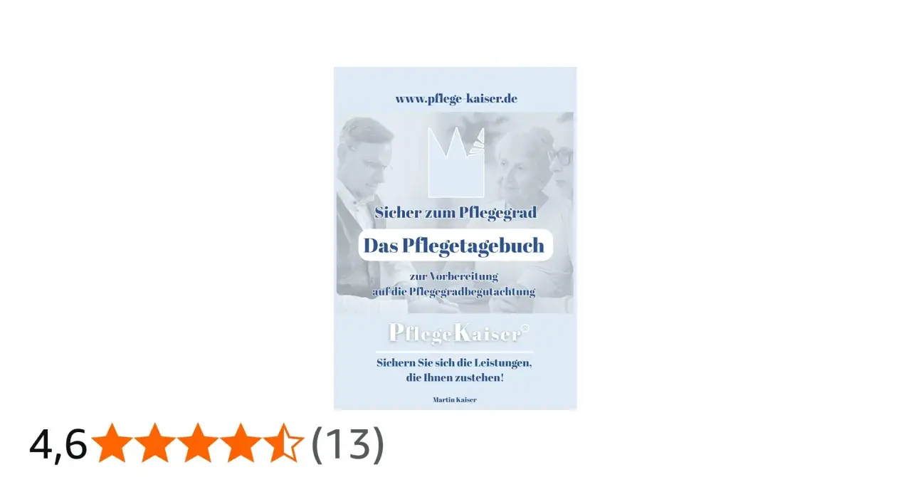 Das Pflegetagebuch von Pflege Kaiser hilft bei der Vorbereitung auf die Pflegegradbegutachtung. So sichern Sie sich die Ihnen zustehenden Leistungen.
