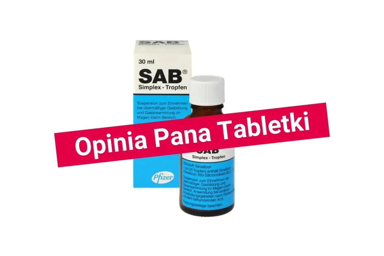Opinia o SAB Simplex cena. Krople na wzdęcia, 30 ml, Pfizer.
