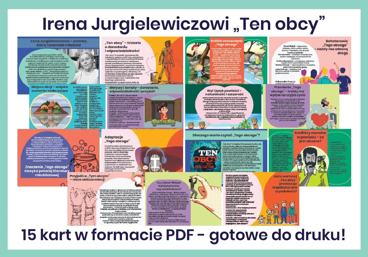 Irena Jurgielewiczowa i jej „Ten obcy" – scenariusz lekcji. Opowieść o dorastaniu, przyjaźni i odpowiedzialności.