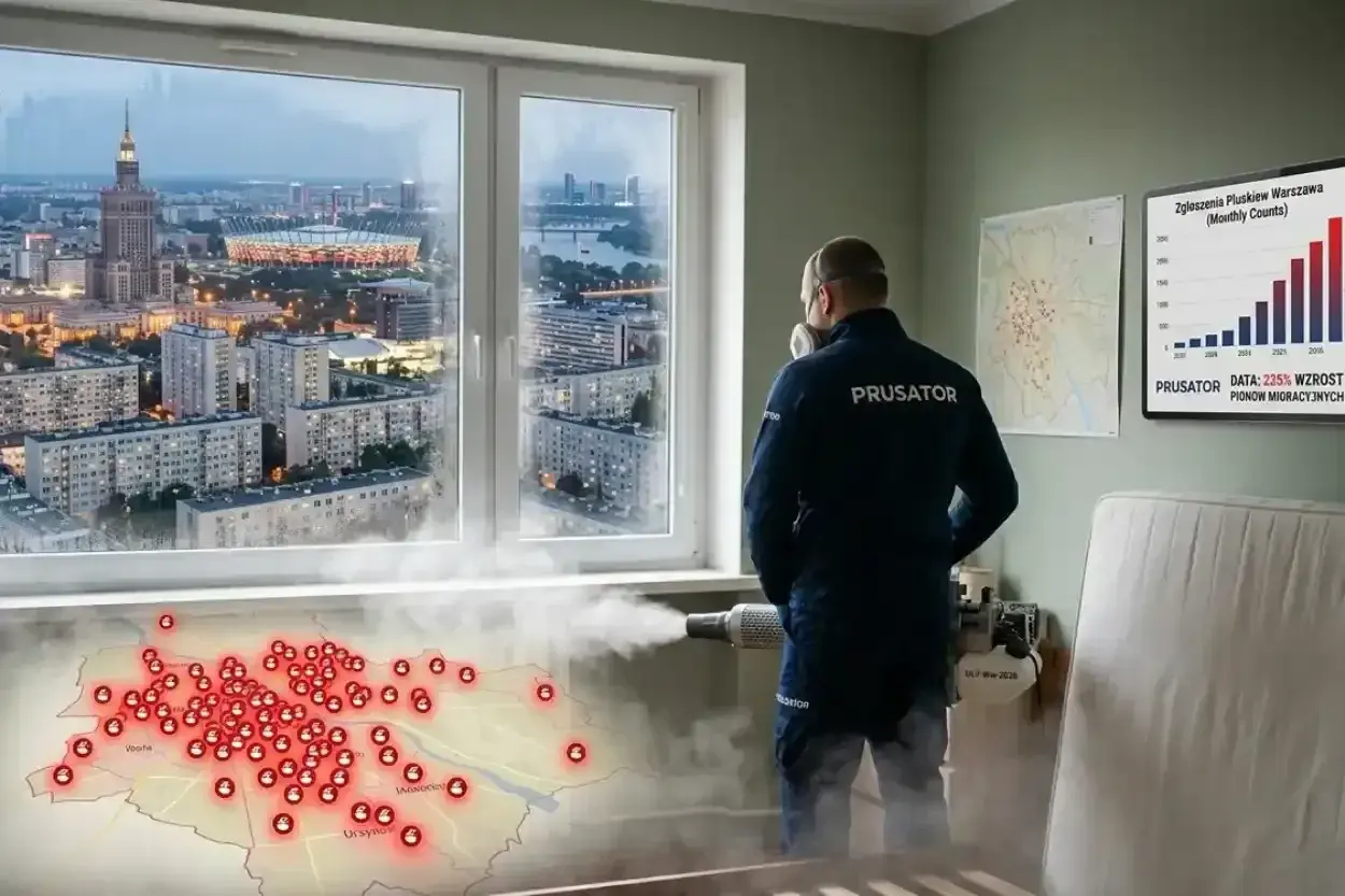 Sekrety walki z insektami w blokach: dezynsekcja jednego mieszkania nie działa, bo problem jest szerszy. Mapa pokazuje skalę plagi.