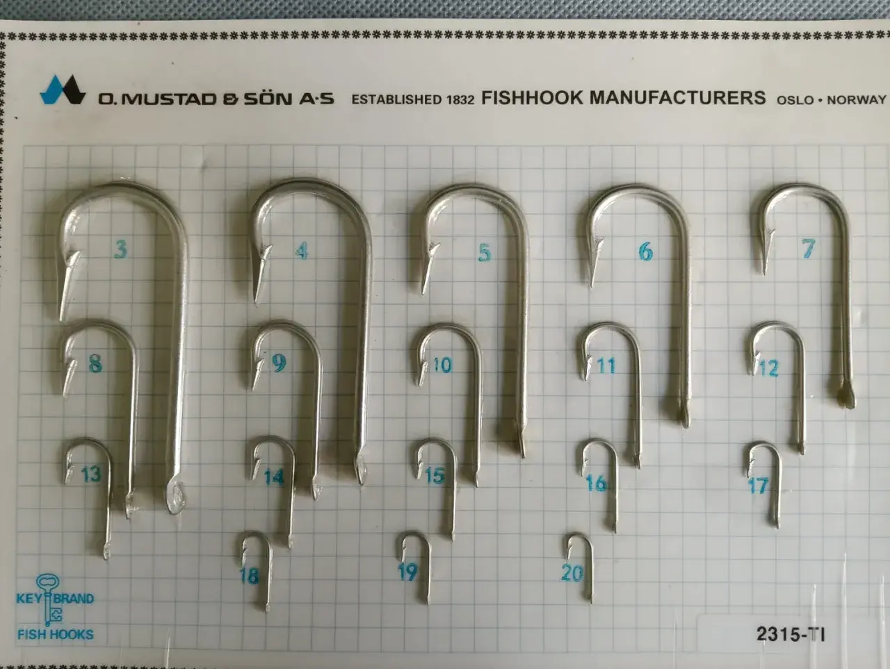 Różne rozmiary haczyków Mustad, od 3 do 20. Idealny jaki haczyk na płoć znajdziesz wśród tych klasycznych modeli.