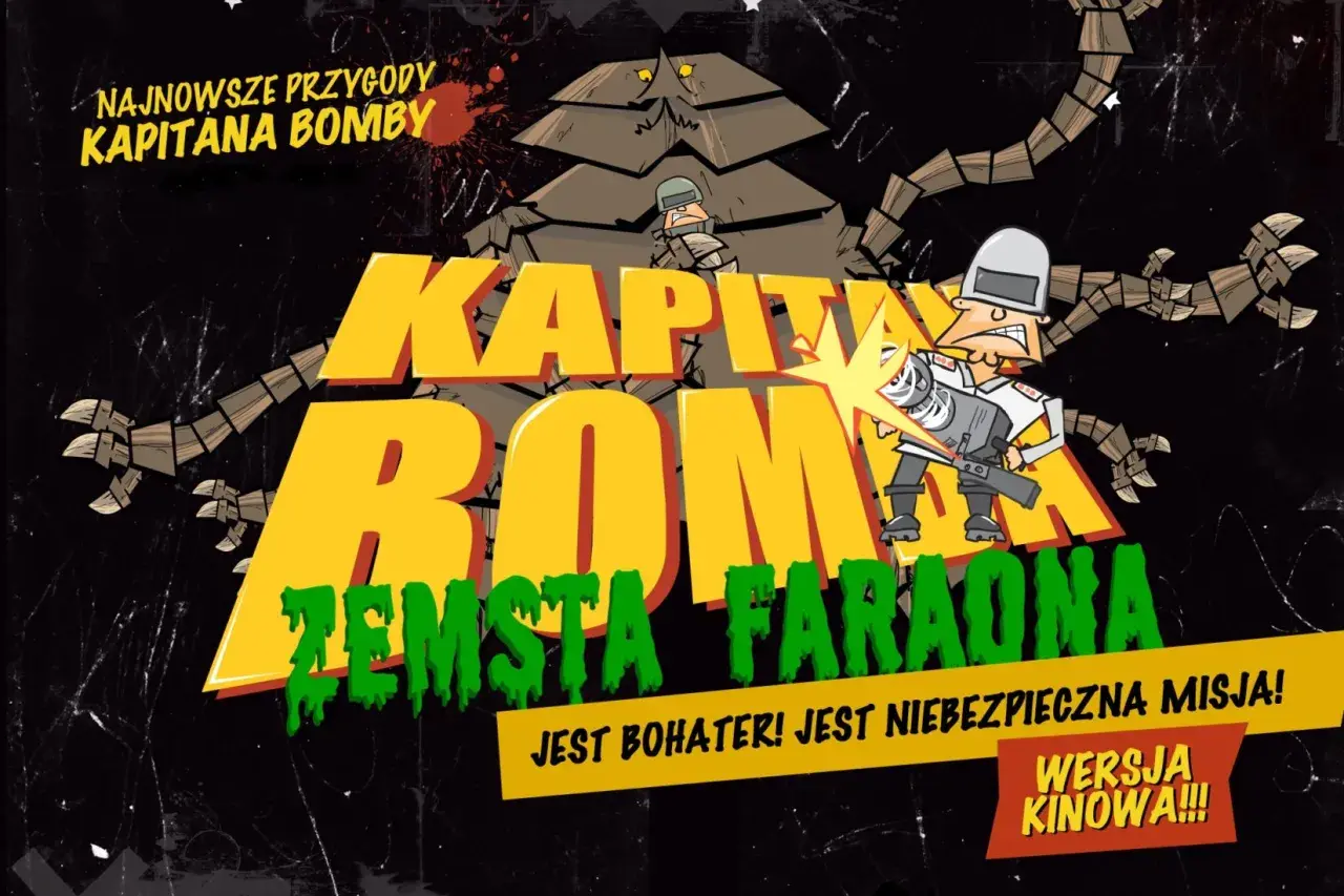 Kapitan Bomba walczy z potworem, by dokonać zemsty faraona. Jest bohaterem niebezpiecznej misji!