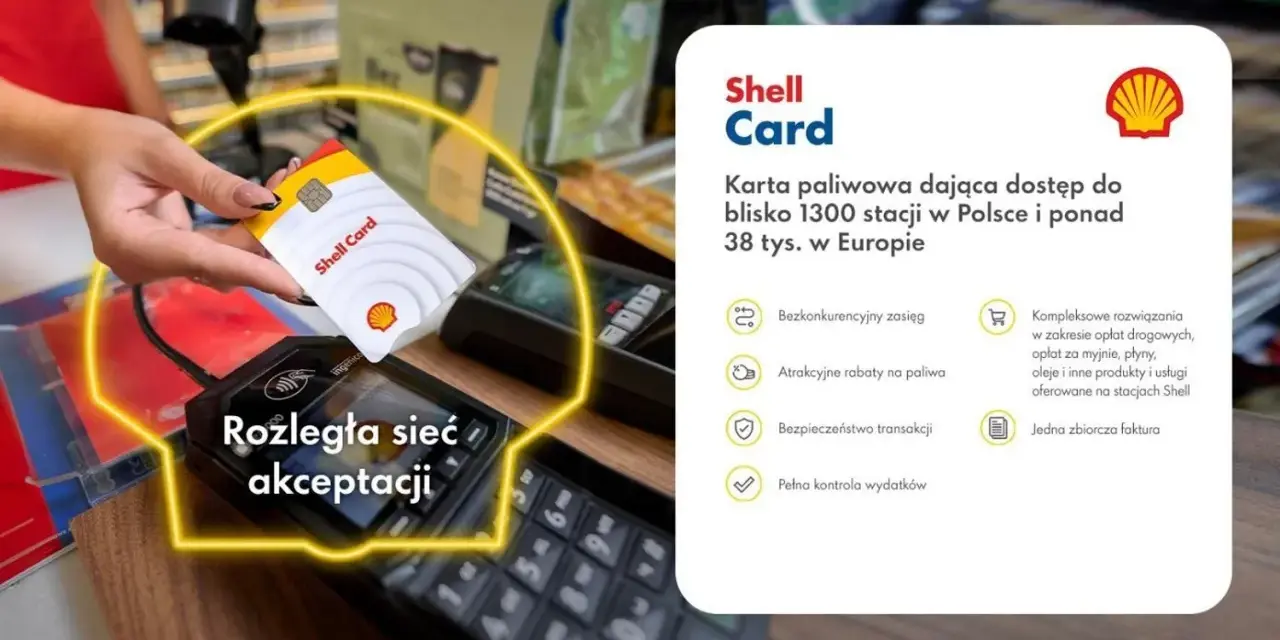 Karta paliwowa Shell Card to wygodne rozwiązanie do płatności na stacjach Shell. Daje dostęp do szerokiej sieci akceptacji i atrakcyjnych rabatów.