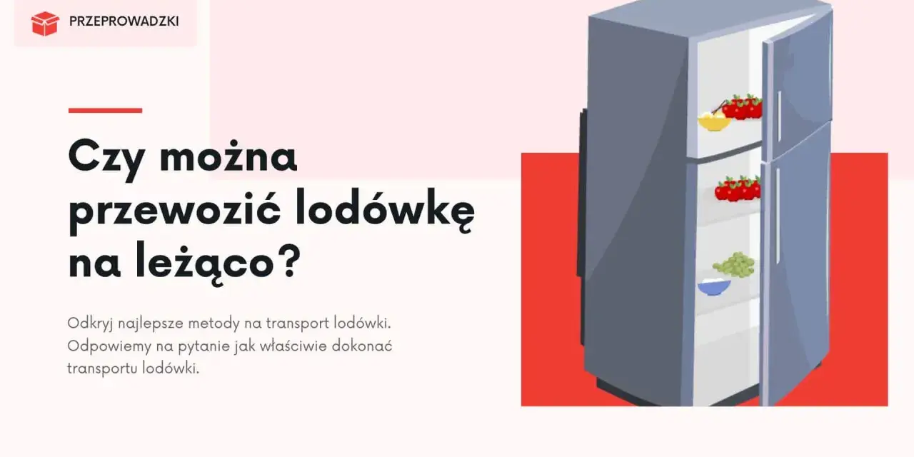 Jak przewieźć lodówkę? Pionowo czy na leżąco? Poradnik eksperta.