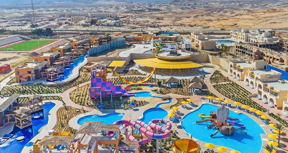 W Marsa Alam uważać na słońce i upał, ale ten aquapark z mnóstwem zjeżdżalni i basenów to świetna zabawa!