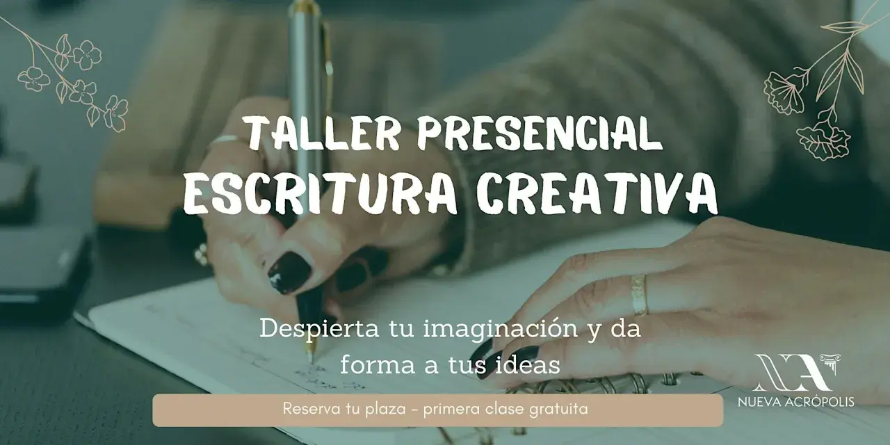 Taller presencial de escritura creativa. Despierta tu imaginación y da forma a tus ideas. ¡Primera clase gratuita!