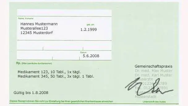 Privatrezept Muster ausgefüllt: So vermeiden Sie Fehler beim Ausfüllen